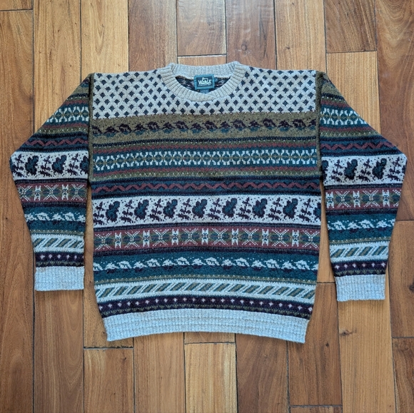 Woolrich Vintage Handknit Sweater (L) - Picture 1 of 7